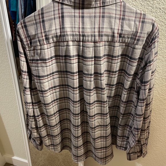 Uniqlo Soft Flannel Skipper Shirt, Size M - Picture 2 of 5
